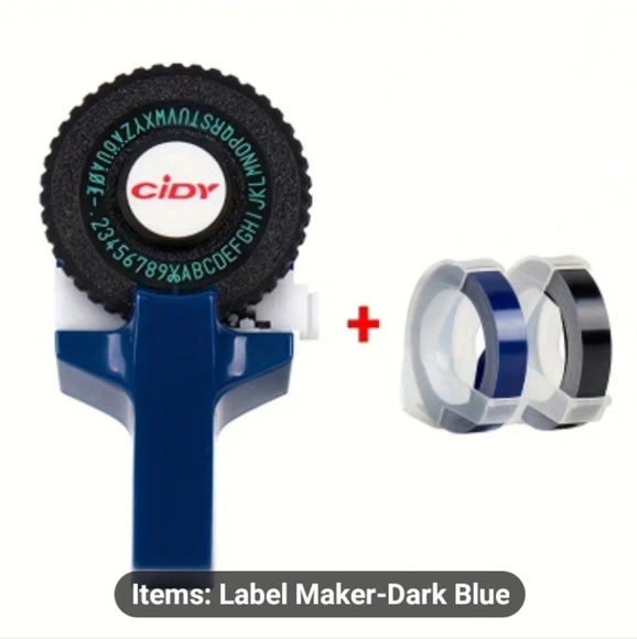 Mini Portable Manual Label Maker DIY 3D Embossing Label Writer/Printer [C101] - Picture 11 of 16